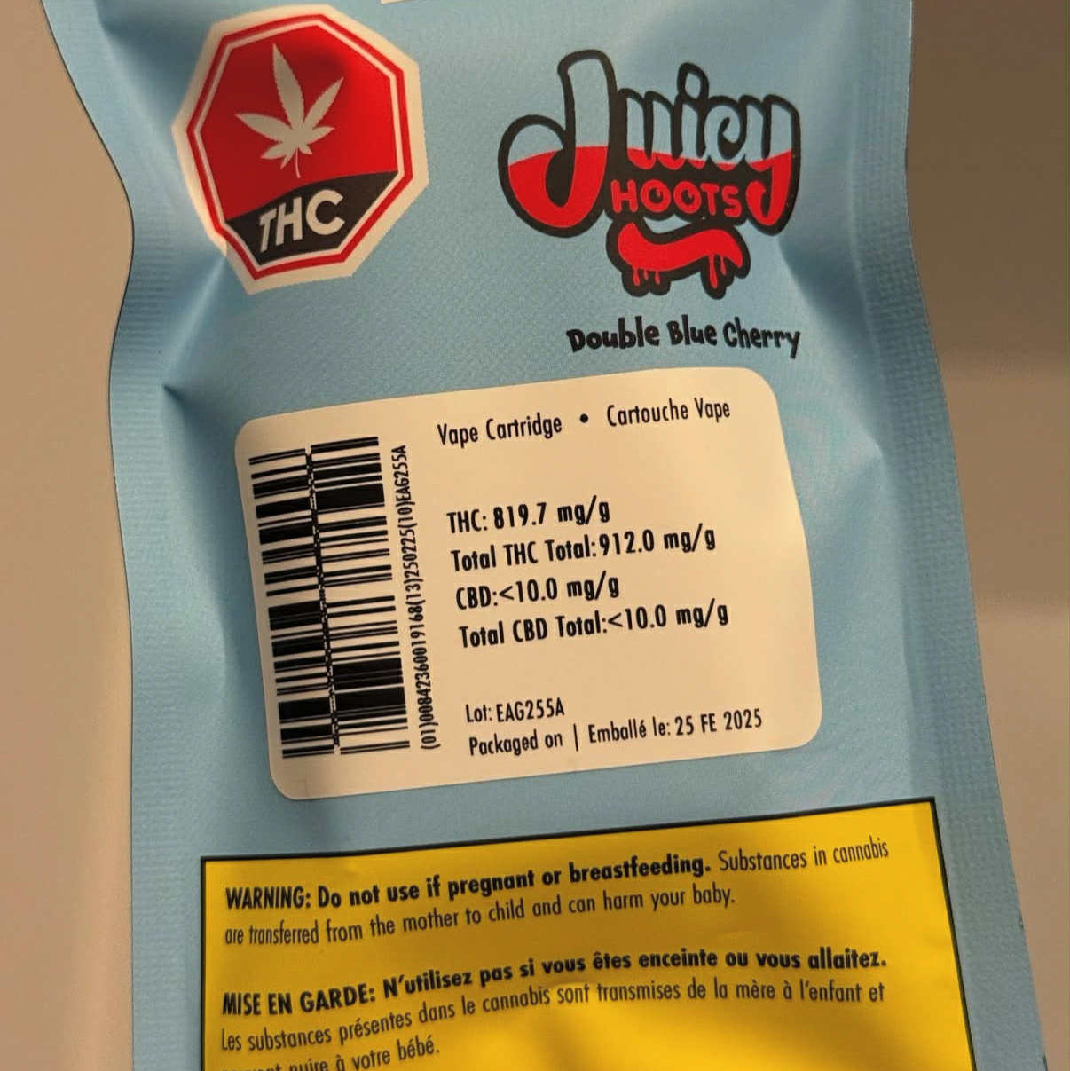 Juicy hoots cartridge