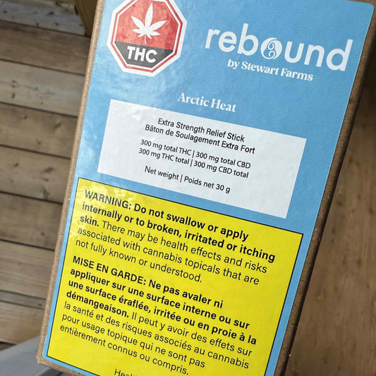 Rebound arctic heat military grade relief stick